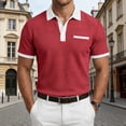 thumbnail image 2 of Cllios Mens Waffle T Shirts Casual Short Sleeve Tees Loose Fit Round Neck Tops Basic Workout Sport Solid Color Shirts S-3XL, 2 of 8
