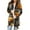 Orange, variant on Women's Cardigan Fall Fashion Lightweight Open Front Printed Sweater Thin Coat Jacket Stylish Outerwear Comfortable Casual Wear