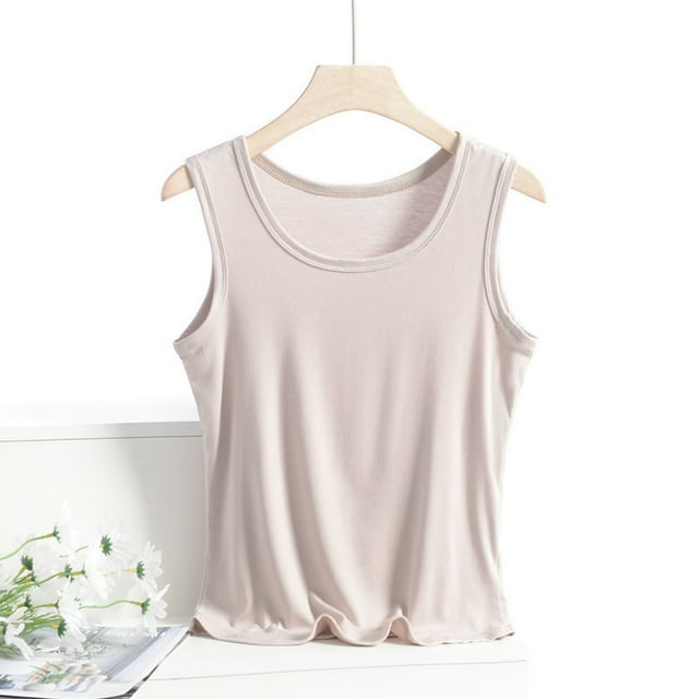 TaTaai Summer Women's Sleeveless Round Neck Tank Top, Fashion Casual Solid Style, Cool Wearing Experience, Ideal for Home Office Days Gift