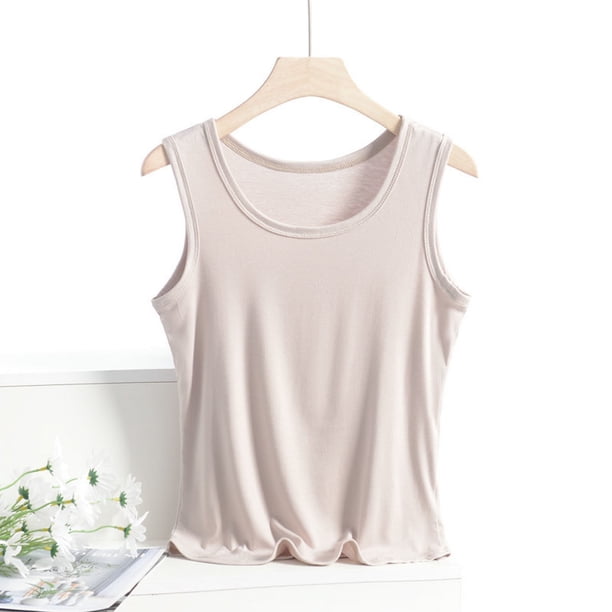 TaTaai Summer Women's Sleeveless Round Neck Tank Top, Fashion Casual Solid Style, Cool Wearing Experience, Ideal for Home Office Days Gift
