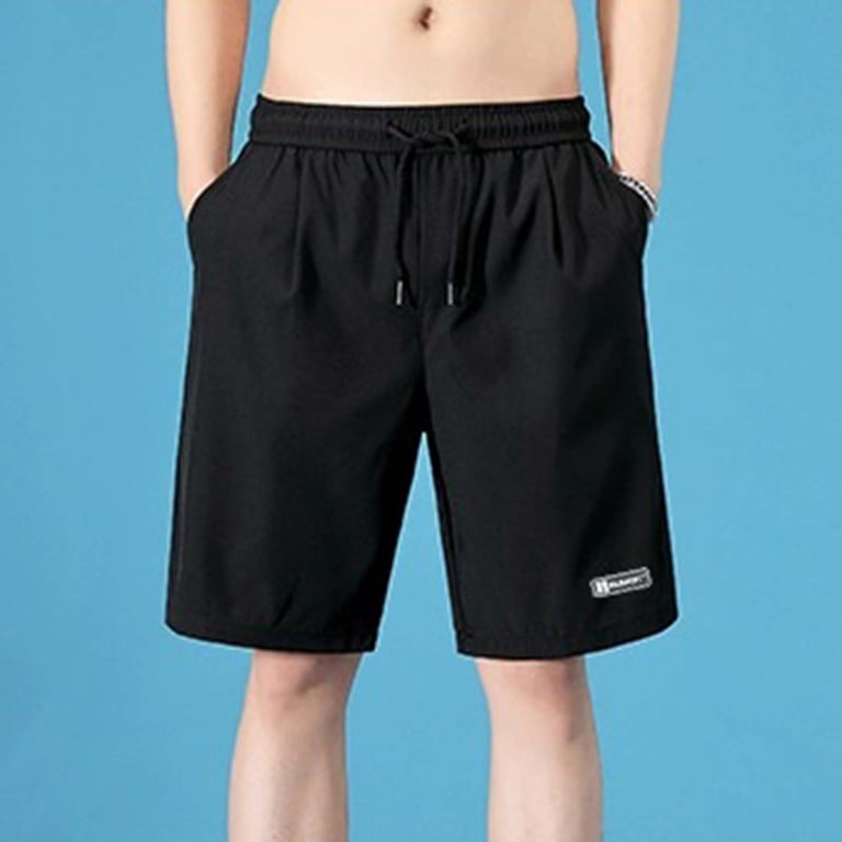 Short De Sport Homme Noir - Athlétique, Léger, Déperlant - Taille L - Neuf