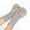 Light Gray, variant on Knit Arm Warmers Fingerless Gloves for Women Winter Wrist Warmers with Thumb Hole