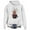 White, variant on Feancey Christmas Hooded Sweatshirts for Women Funny Reindeer Graphic Hoodies Drawstring Long Sleeve Fleece Lined Pullover Sweatshirt with Kangaroo Pocket Black M