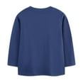 thumbnail image 4 of Tfken Toddler Boys Sweatshirt Fashion Crew Neck Car Print Pullover Shirts Fall Blue Tops Size 3-4 Years, 4 of 6