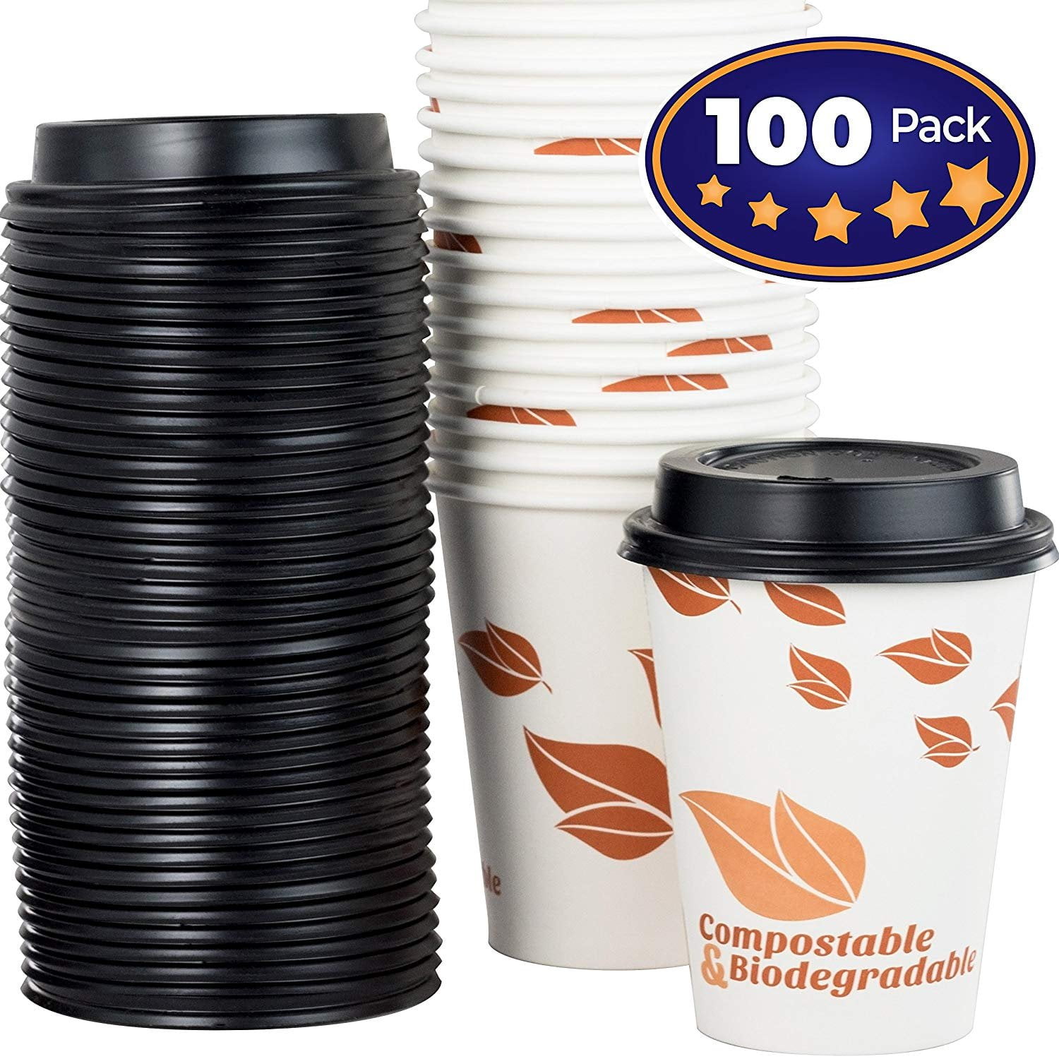 Biodegradable and Compostable 12 Oz Paper Coffee Cups And Recyclable