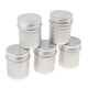thumbnail image 1 of 5 PCS De Aluminio Potes Tornillo Tapas Cream Tea Powder Wax Jar Contenedor 50ML Sunnimix latas de aluminio latas set de ollas, 1 of 6