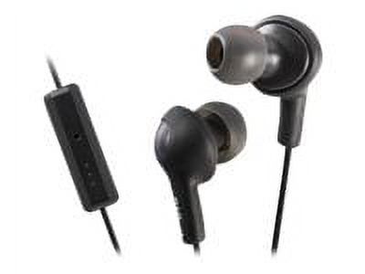 JVC HAFR6B Gumy Plus High Quality Headphones (Black) - image 3 of 3