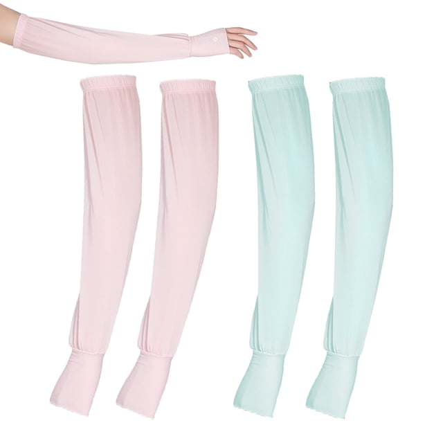 Mangas de protección solar refrescantes para brazos, protección UV, mangas para brazos para hombres y mujeres, color,