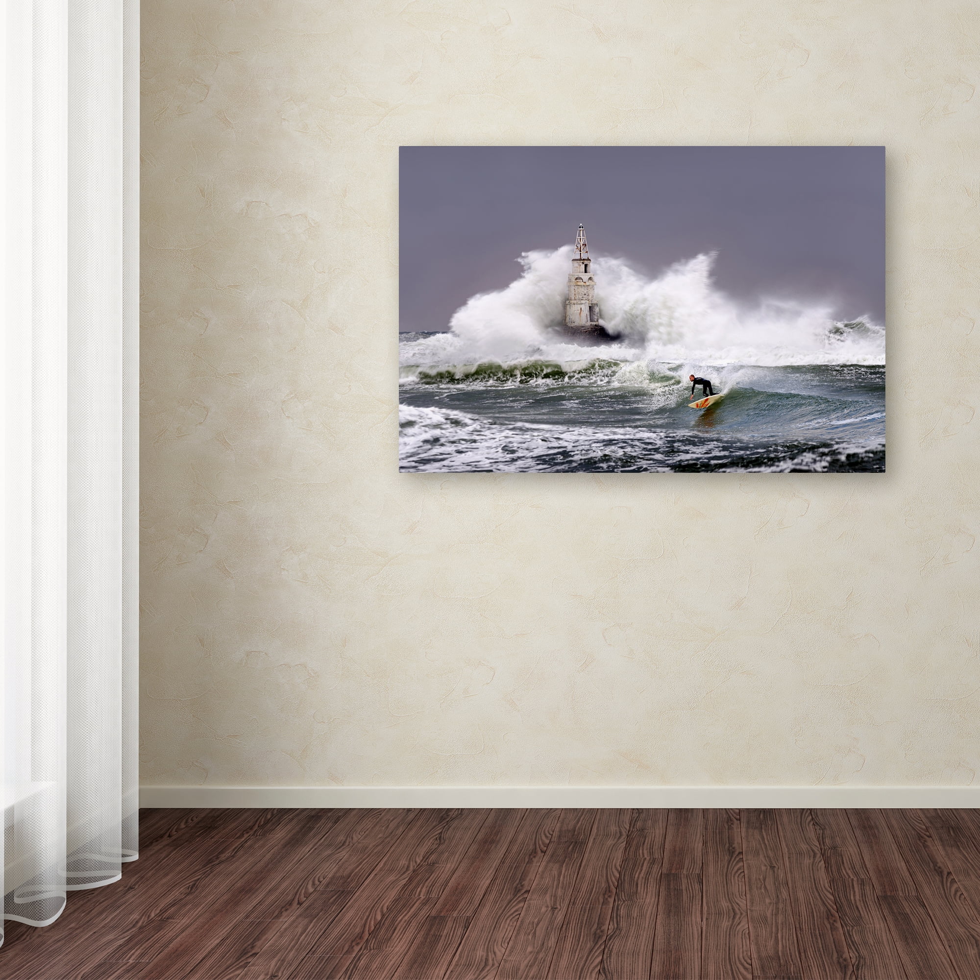 Milen Dobrev 'Advanced Surfing' Canvas Art