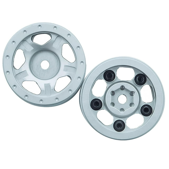 1 par de de llanta para Axial SCX24 C10 JLU RC piezas de actualización de orugas - Hugo Eje de rueda de coche RC