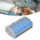 thumbnail image 4 of Splicing Terminal, 9-11mm Wiring Length Reusable Easy Management Wire Conductor Connector  For Connection ANGGREK Azul, 4 of 8