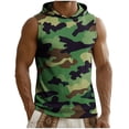 thumbnail image 4 of LWITHSZG Camo Hoodie Men Gym Workout Sleeveless Shirts Beach Vacation Trendy Camouflage Muscle Shirt Summer Outfits S-3XL, 4 of 9