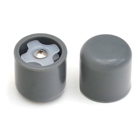 Top Glides Walker Glide Caps, 1 Pair, Gray