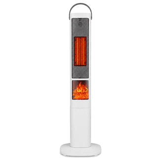 Dyson Hot+Cool Jet Focus AM09 Bladeless Fan Heater | White/Silver