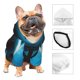 thumbnail image 3 of Fotbe Open-Mouthed Shark Sudadera con Estampado para Perros Pequeños – Suéter con Capucha para Mascotas, Tela Suave de Forro Polar con Bolsillo-X-Large, 3 of 7