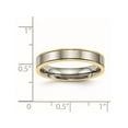 thumbnail image 2 of Ladies or Mens 5mm Titanium Yellow Plated Comfort Fit Wedding Band Ring, 2 of 4