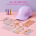 thumbnail image 3 of Kit de manualidades Klever Kits, gorro con gemas, para niñas mayores de 6 años, 3 of 8