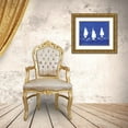 thumbnail image 3 of Seay, Anne 31x26 Gold Ornate Wood Framed with Double Matting Museum Art Print Titled - Sailboats at Night, 3 of 4