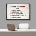 thumbnail image 3 of IDEA4WALL Framed Canvas Print THINK Acronym Inspirational Motivational Illustrations Wall Art Contemporary Relax/Calm Artwork for Living Room, Bedroom, Office - 16"x24" BLACK, 3 of 5