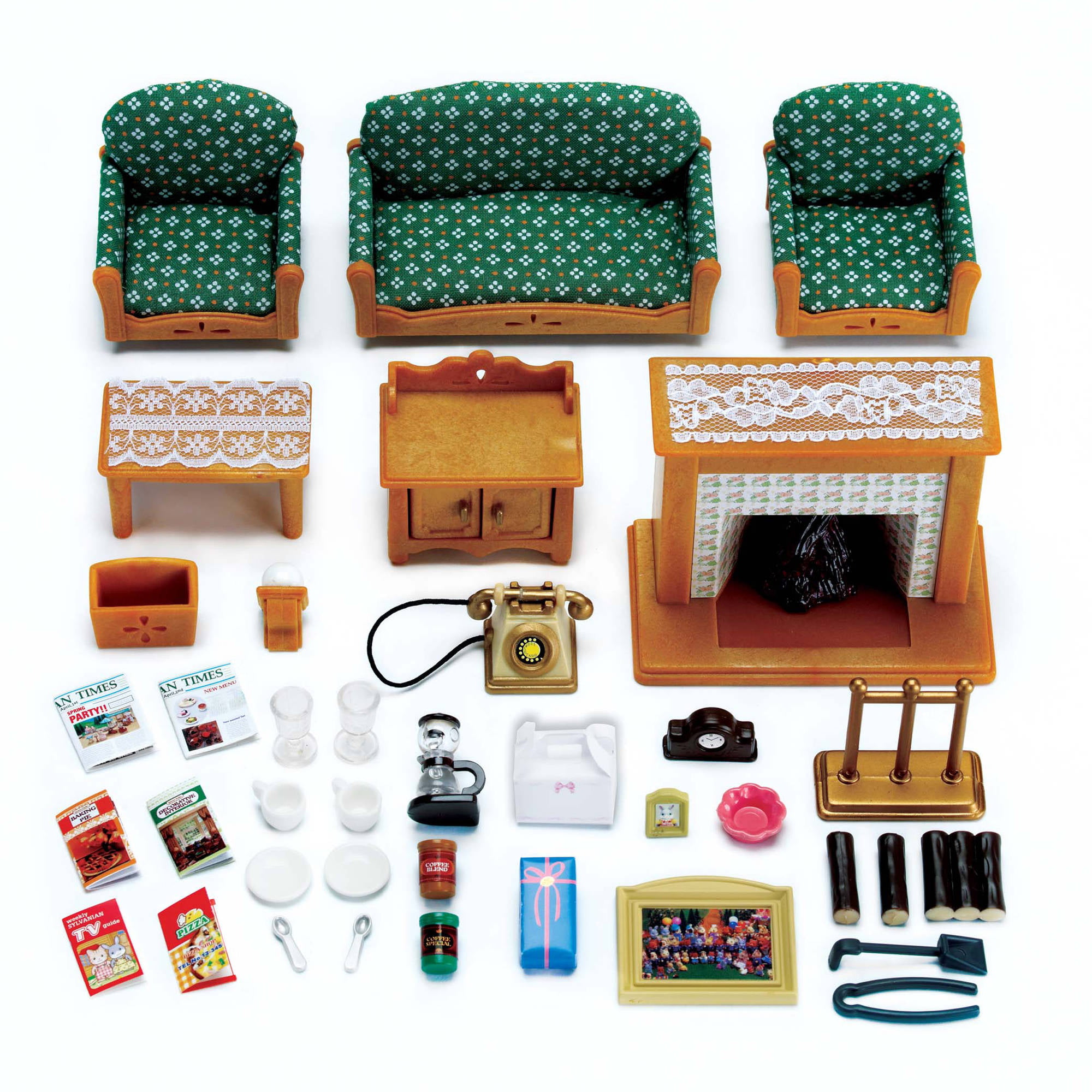 Calico Critters Deluxe Living Room Set – Modern House