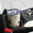 thumbnail image 5 of 20 Oz Cute Labrador Coffee Tumbler Double Wall Insulated Stainless Steel Water Bottle | Metal Reusable Thermoses Flask with Cup Cap | Leak & Sweat Proof with Anti-Dust Lid, 5 of 7