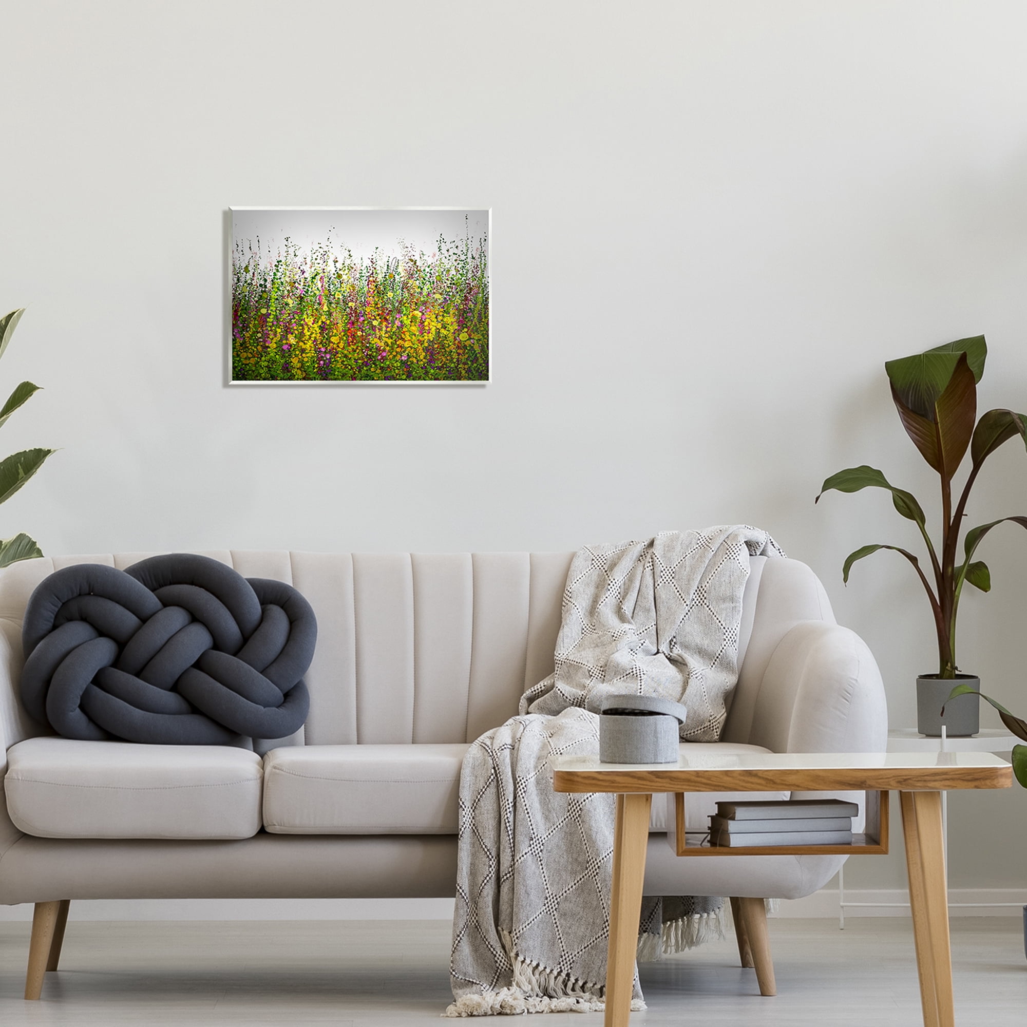 Stupell Industries Abstract Meadow Grasses Abstract Painting Unframed Art Print Wall Art, 19 x 13