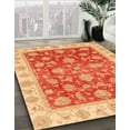thumbnail image 2 of Ahgly Company Indoor Rectangle Abstract Scarlet Red Oriental Area Rugs, 3' x 5', 2 of 6
