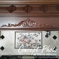 thumbnail image 5 of 2 3/4"W x 2 3/4"H x 1/4"P Reese Round Rosette, Cherry, 5 of 14