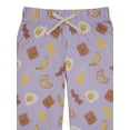 thumbnail image 3 of Wonder Nation Girls Button Front Long Sleeve Top & Pant Pajama Set with an Eyemask, 3-Piece, Sizes 4-18 & Plus, 3 of 4