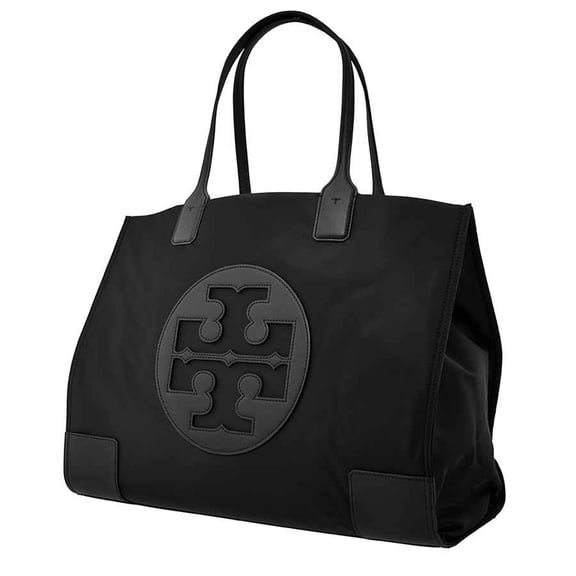 Tory Burch Ella Nylon Tote- Black