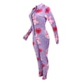 thumbnail image 3 of FOCUSNORM Combinaison de Noël Imprimée pour Femmes, Manches Longues, Col Rond, 3 of 6