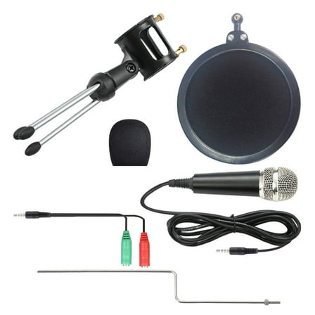 CRAFTHROU 1 Set Professional Design Condenser Mic For Vocal Recording In Recording Studio