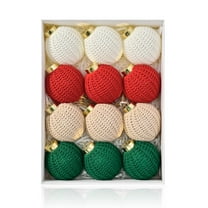 Hometravel Rope Christmas Ornaments Set, Handcrafted Twine Decoration Balls, Natural Fiber Tree Hangers for Holiday Decor, Home, Xmas Celebration