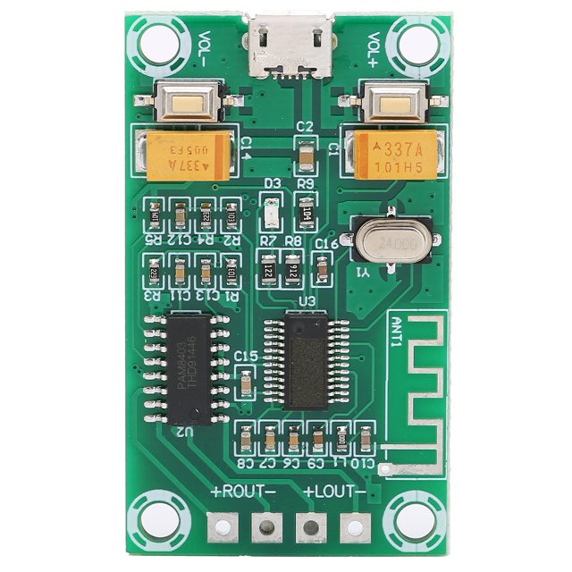 Placa amplificadora Digital Bluetooth, módulo receptor de Audio inalámbrico, doble canal, 5V, 10W, XHA151