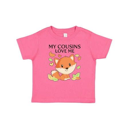 

Inktastic My Cousins Love Me- Little Fox Gift Baby Boy or Baby Girl T-Shirt