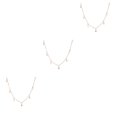 thumbnail image 2 of Sonducket Collar de cadena Estrella elegante Joyería estética Estilo simple Gargantilla universal Collares Regalo del día de San Valentín para niñas Type1 NO1 Sonducket CBP372613, 2 of 6