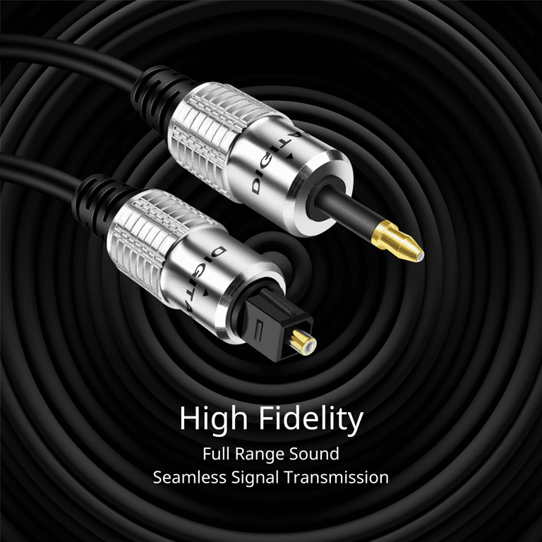 Mini Jack To Digital 3.5mm Female To Toslink Male Optical Audio Adapter - Optical Female 3.5mm To Male Toslink - Foto 2