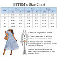 thumbnail image 5 of HASYO Women Casual Summer Short Ruffles Tiered Sleeve Smocked Midi Dresses Bohemian Floral V Neck Wedding Guest Long Dresses, 5 of 8