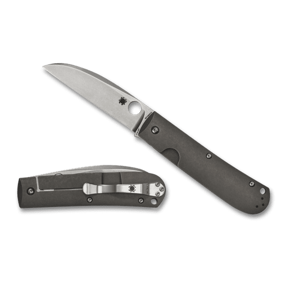 Spyderco SwayBack Frame Lock Knife (3.53&quot; Stonewash XHP) C249TIP
