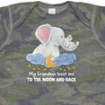 thumbnail image 4 of Inktastic My Grandma Loves Me to the Moon and Back Elephant Family Boys or Girls Baby Bodysuit, 4 of 5
