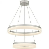 Quoizel Cohen Integrated LED Brushed Nickel Pendant Light