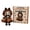 A, variant on Patchwork Skeleton Witch Girl DIY Kit, Eerily Cute Witchgirls Dolls Felt Patchwork Kit, Halloween Sewing Craft Kits for Adults & Beginner,Creative Gothic Art Crafts for Skeleton Craft Fans