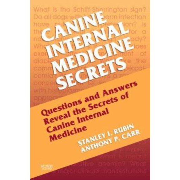 Pre-Owned Canine Internal Medicine Secrets (Paperback) 1560536292 9781560536291