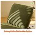 thumbnail image 6 of Corduroy Glider Rocking Chair with Wide Seat,High-Quality Upholstery Glider Chair with Solid Wood Frame,Multiple Settings Accent Reading Chair for Bedroom,Living Room,Nursery,Green, 6 of 8