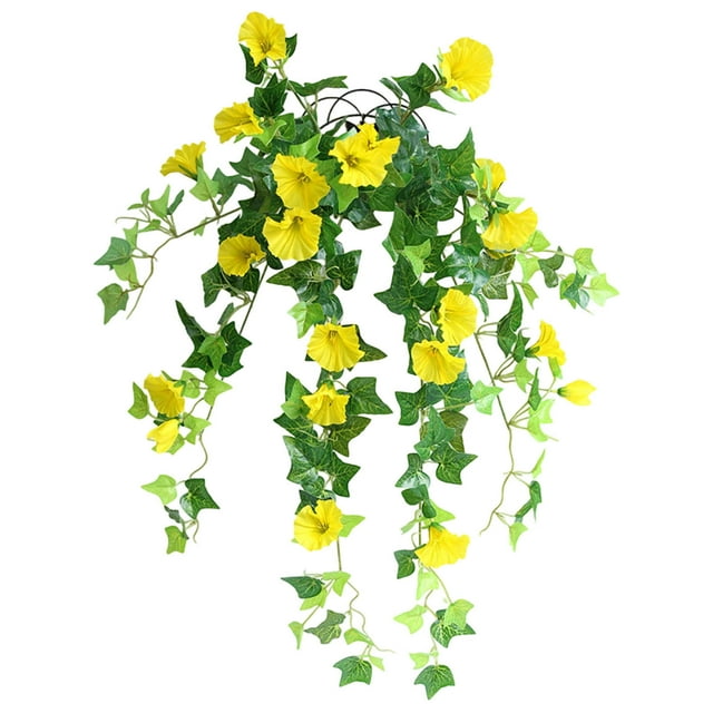 Home Improvement Artificial MorningGlory Wall Hanging Decor Home Essentials