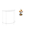 thumbnail image 1 of Mesita de noche de acrílico,Mesa auxiliar de acrílico transparente Mesa auxiliar transparente en capas,Mesa pequeña de acrílico,mesita de noche pequeña,compacta,Soporte de papel, 1 of 8