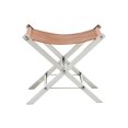thumbnail image 2 of Sunpan Ryder 26.5" Modern Leather Stool in Stainless Steel/Tan, 2 of 4