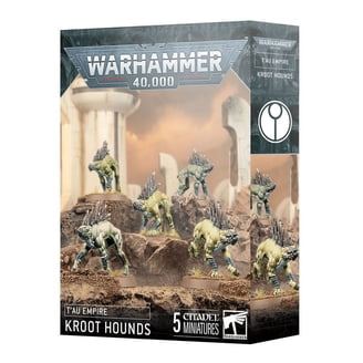 Games Workshop – Kit Tau Empire Fire Warriors – 10 Miniatures + Drones, Tourelle DS8, 230 Pièces – Warhammer 40k