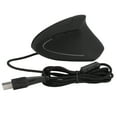 thumbnail image 3 of PC Mouse, Mouse, Optical Vertical Gaming Mouse LED Light Business Office for Laptop Notebook Black, 3 of 7