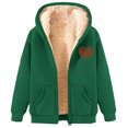 thumbnail image 1 of Veste à Capuche Zippée Chaude pour Femmes pour un Usage Quotidien Décontracté en Automne et Hiver, 1 of 4